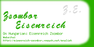 zsombor eisenreich business card
